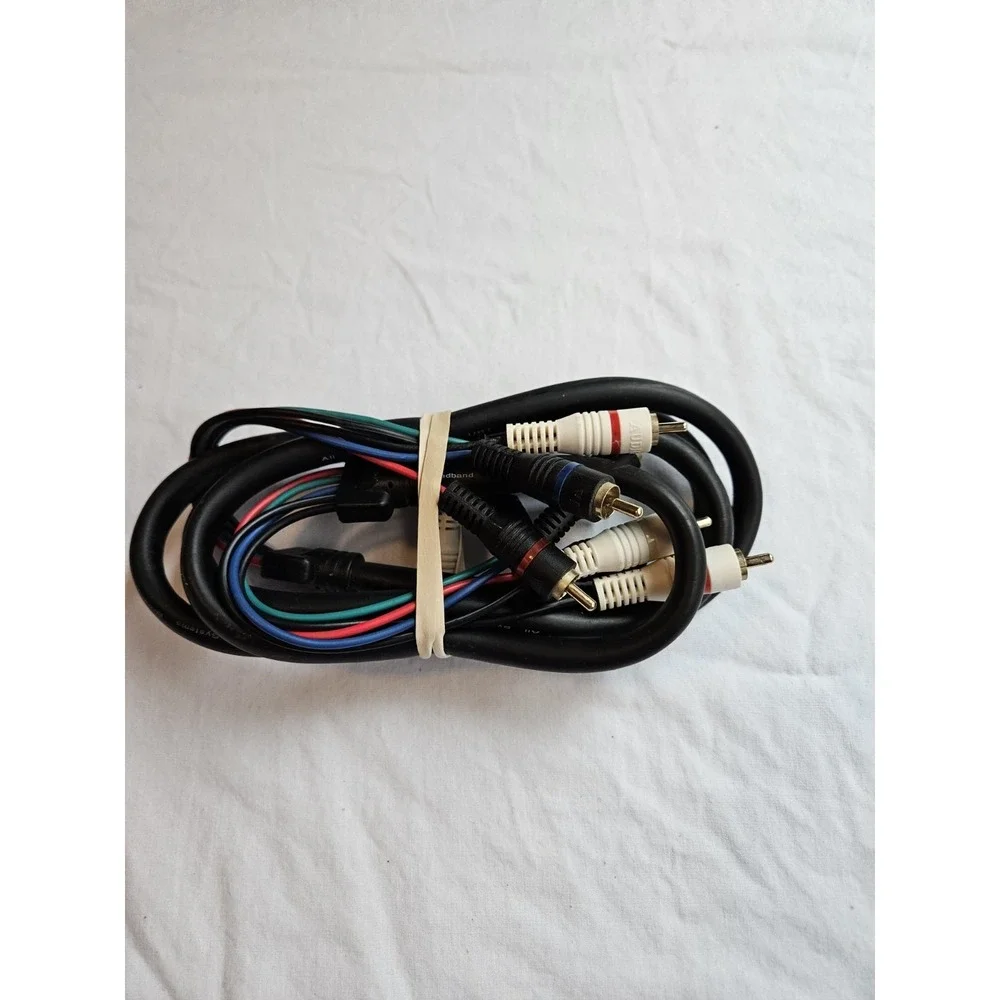 All Systems Broadband Cable Mini 5 Component Cable With‎ White Audio Connectors